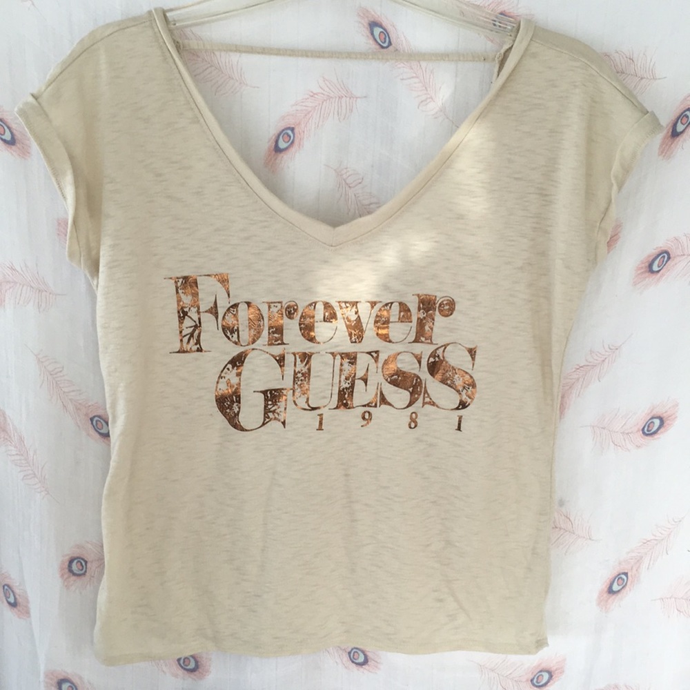 Guess tee open back S